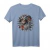 HapOwl Totenkopf Floral T-Shirt - Authentisches Lizenzprodukt für einen stylischen Geburtstag