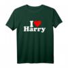 Ich liebe Heart Harry T-Shirt – Zeigen Sie Ihre Liebe zu Harry Potter in weißer Textversion