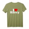 Ich liebe Heart Harry T-Shirt – Zeigen Sie Ihre Liebe zu Harry Potter in weißer Textversion
