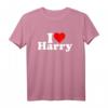 Ich liebe Heart Harry T-Shirt – Zeigen Sie Ihre Liebe zu Harry Potter in weißer Textversion