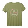 13. Geburtstag Mädchen T-Shirt - Lustiges Blumenkranz Design mit '13 Official Teenager' für den perfekten Geburtstagsgruß