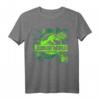 Jurassic World Green Jungle Logo T-Shirt - Offiziell Lizenzierte Dinosaurier Fanbekleidung
