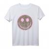 Trendiges Retro Smiley-Gesicht T-Shirt in Rosa mit Leopardenmuster für Jungen und Mädchen – Originelle Mode für Schule, Freizeit & Geschenke