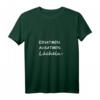 Damen Einatmen Ausatmen Lächeln Sprüche Statement T-Shirt mit V-Ausschnitt – Inspirierende Yogakleidung & Geburtstagsgeschenk für Frauen
