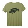 Karpfen Shirt T-Shirt Geschenk mit Tarnmuster für Angler – Perfekt für Fischer, Angeln und Outdoor-Abenteuer