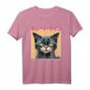 Japanese Anime & Manga Psycho Cat Cyberpunk T-Shirt - Futuristisches Glitch Art für Streetwear, Y2K, Grunge & Alternative Fans