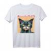 Japanese Anime & Manga Psycho Cat Cyberpunk T-Shirt - Futuristisches Glitch Art für Streetwear, Y2K, Grunge & Alternative Fans