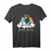 Einhorn Death Metal Rocker Go To Hell Shirt – Buntes Heavy Metal Unicorn T-Shirt, Perfektes Geschenk für Rock- und Unicorn-Liebhaber