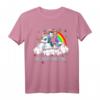 Einhorn Death Metal Rocker Go To Hell Shirt – Buntes Heavy Metal Unicorn T-Shirt, Perfektes Geschenk für Rock- und Unicorn-Liebhaber