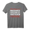 HapOwl Partycrew T-Shirt – Lustiges Last-Minute Geschenk für Familie und Freunde zu Weihnachten oder Geburtstag