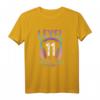 Mädchen Gamerin Level 11 Geburtstagsshirt - Zockerin T-Shirt mit Gaming Headset Motiv für den 11. Geburtstag, ideales Geschenk für junge Zockerinnen