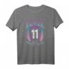 Mädchen Gamerin Level 11 Geburtstagsshirt - Zockerin T-Shirt mit Gaming Headset Motiv für den 11. Geburtstag, ideales Geschenk für junge Zockerinnen
