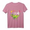 Kinder 4. Geburtstag Dino T-Shirt mit Grafik - Atmungsaktives Baumwoll Jersey, Lustiges Geburtstagsoutfit für Kinder
