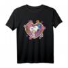 HapOwl T-Shirt mit Herzblumen - Offizielles Lizenzprodukt für Feier & Geschenk