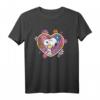 HapOwl T-Shirt mit Herzblumen - Offizielles Lizenzprodukt für Feier & Geschenk