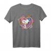 HapOwl T-Shirt mit Herzblumen - Offizielles Lizenzprodukt für Feier & Geschenk