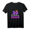 Damen 20. Geburtstag Königin Krone Geschenk - Perfektes Geburtstags T-Shirt für Frauen zum 20. Geburtstag