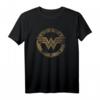 DC Comics Wonder Woman Distressed Shield T-Shirt - Offiziell lizenziertes Superhelden Merchandise