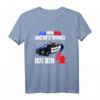 Kinder Polizei T-Shirt zum 4. Geburtstag - Lustiges Geschenk für Jungen mit Polizeiauto und Sirene