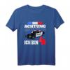 Kinder Polizei T-Shirt zum 4. Geburtstag - Lustiges Geschenk für Jungen mit Polizeiauto und Sirene