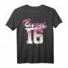 Sweet 16 Geburtstag T-Shirt für Teenager - Jahrgang 2007 Outfit als Überraschung für Mädchen und Jungs zum 16. Geburtstag