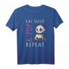 Eat Sleep K-Pop Repeat KPop Pandabären Musik T-Shirt – Niedliches Fan-Shirt für Mädchen und Frauen
