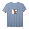 We Bare Bears Selfie T-Shirt - Offizielles Lizenzprodukt für Fans der Serie, perfekt als Geschenk zum Geburtstag oder zum Fan-Event