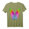 LGBT Regenbogen Engelsflügel T-Shirt - Buntes Pride Outfit für LGBTQ, Queer, Schwule, Lesben, Transgender & Pride Parade