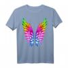 LGBT Regenbogen Engelsflügel T-Shirt - Buntes Pride Outfit für LGBTQ, Queer, Schwule, Lesben, Transgender & Pride Parade