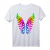 LGBT Regenbogen Engelsflügel T-Shirt - Buntes Pride Outfit für LGBTQ, Queer, Schwule, Lesben, Transgender & Pride Parade