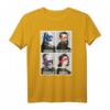 Renaissance Ninja Artists Poster Style Pop Art T-Shirt – Klassisch geschnitten, ideal für Kunst- und Ninja-Fans