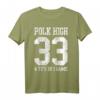 Polk High 4 Touchdowns T-Shirt – Lustiges Football T-Shirt für Sportfans mit Humor
