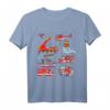 Feuerwehr T-Shirt für Kinder und Erwachsene mit Löschzug, Löschboot und Feuerwehrmann – Perfektes Geschenk für Feuerwehrfans aller Altersgruppen