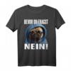 Lustiges Mops Spruch T-Shirt – Bevor du fragst Nein! Witziges Geschenk für Morgenmuffel, Schichtarbeiter & Tierliebhaber