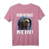 Lustiges Mops Spruch T-Shirt – Bevor du fragst Nein! Witziges Geschenk für Morgenmuffel, Schichtarbeiter & Tierliebhaber