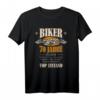 70. Geburtstag Biker Motorrad Mann Geschenk lustig T-Shirt - Born to be wild, perfekte Geschenkidee für Biker, Papa & Opa zum 70. Geburtstag