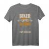 70. Geburtstag Biker Motorrad Mann Geschenk lustig T-Shirt - Born to be wild, perfekte Geschenkidee für Biker, Papa & Opa zum 70. Geburtstag