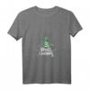 Damen Weihnachts T-Shirt mit V-Ausschnitt - Festliches Merry Christmas Motiv, Kurzarm für Frauen