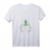Damen Weihnachts T-Shirt mit V-Ausschnitt - Festliches Merry Christmas Motiv, Kurzarm für Frauen