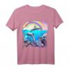 Regenbogen-Delfin Unterwasser-Ozean-Delfine T-Shirt – Buntes Meeresmotiv für Kinder und Delfin-Liebhaber