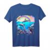 Regenbogen-Delfin Unterwasser-Ozean-Delfine T-Shirt – Buntes Meeresmotiv für Kinder und Delfin-Liebhaber