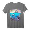 Regenbogen-Delfin Unterwasser-Ozean-Delfine T-Shirt – Buntes Meeresmotiv für Kinder und Delfin-Liebhaber