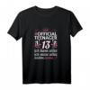 13. Geburtstag Mädchen T-Shirt - Offizielles Teenager Design für Geburtstagsparty und Feier