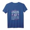13. Geburtstag Mädchen T-Shirt - Offizielles Teenager Design für Geburtstagsparty und Feier