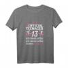 13. Geburtstag Mädchen T-Shirt - Offizielles Teenager Design für Geburtstagsparty und Feier