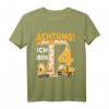 Kinder 4. Geburtstag Bagger T-Shirt – Lustiges Baustellen Geschenk für Jungen zum 4. Geburtstag & Geburtstagsparty