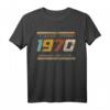 Classic 1970 Original Vintage Geburtstag Est 1970 Edition T-Shirt - Limited Edition Nostalgisches Retro Shirt für Geburtstag & Sammler