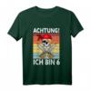 Kinder Achtung Ich bin 6 Jahre alt Geburtstag Junge Pirat Party T-Shirt - Lustiges Geschenk für kleine Piraten und Geburtstagsfeiern
