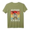 Kinder Achtung Ich bin 6 Jahre alt Geburtstag Junge Pirat Party T-Shirt - Lustiges Geschenk für kleine Piraten und Geburtstagsfeiern