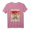 Kinder Achtung Ich bin 6 Jahre alt Geburtstag Junge Pirat Party T-Shirt - Lustiges Geschenk für kleine Piraten und Geburtstagsfeiern